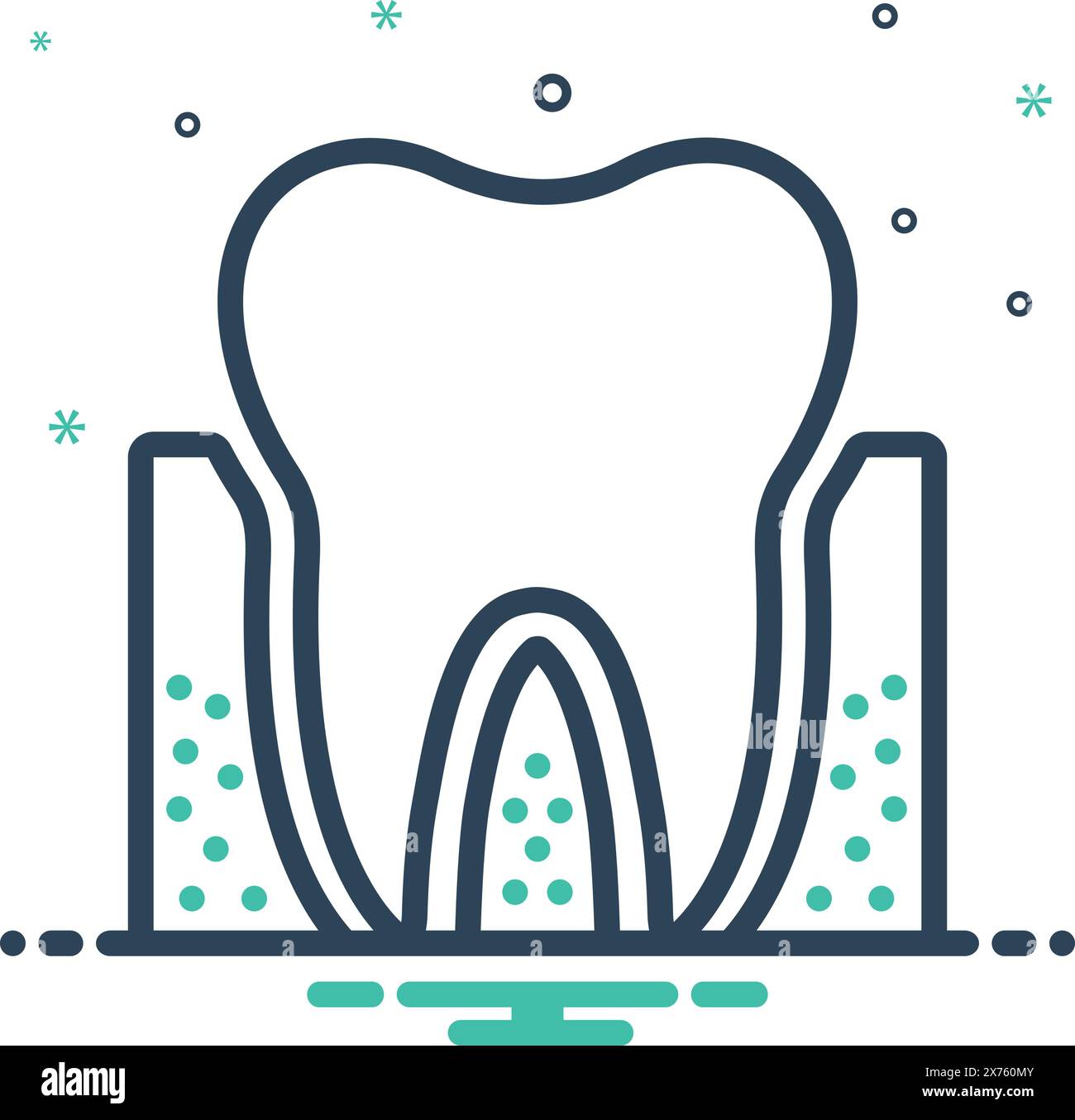 Icon for periodontics; dental Stock Vector Image & Art - Alamy