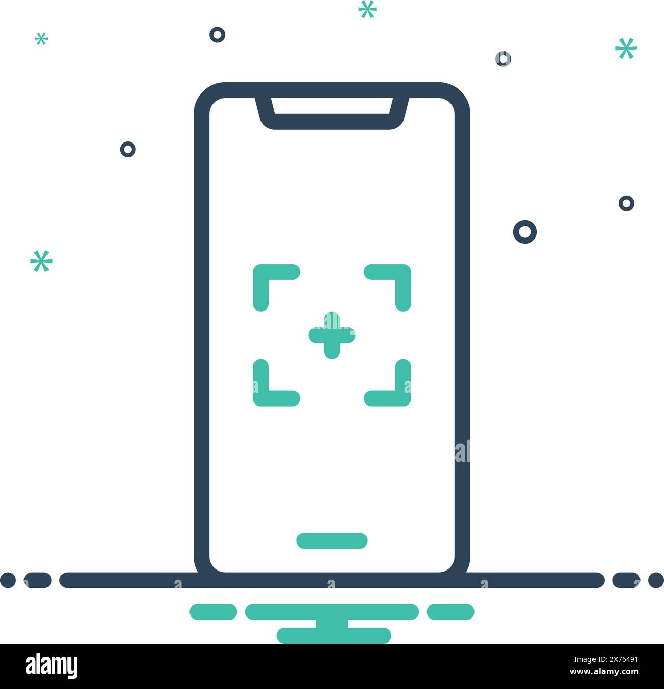 Icon for  print screen,print Stock Vector