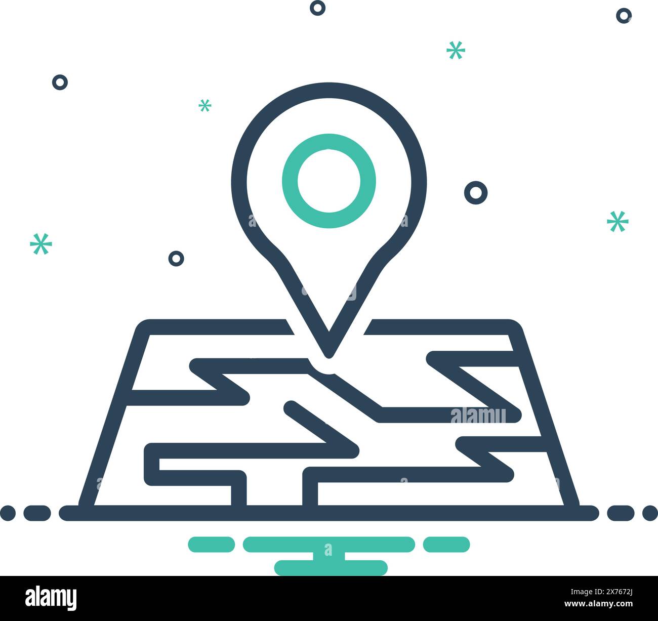 Map location pointer hi-res stock photography and images - Alamy