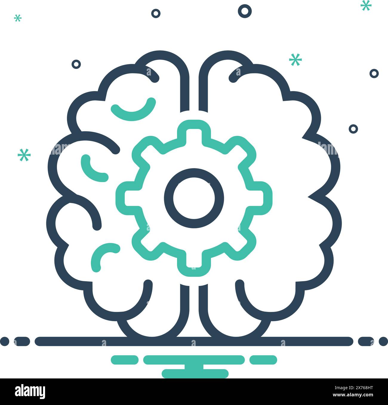 Icon for brain process,brain,process Stock Vector Image & Art - Alamy