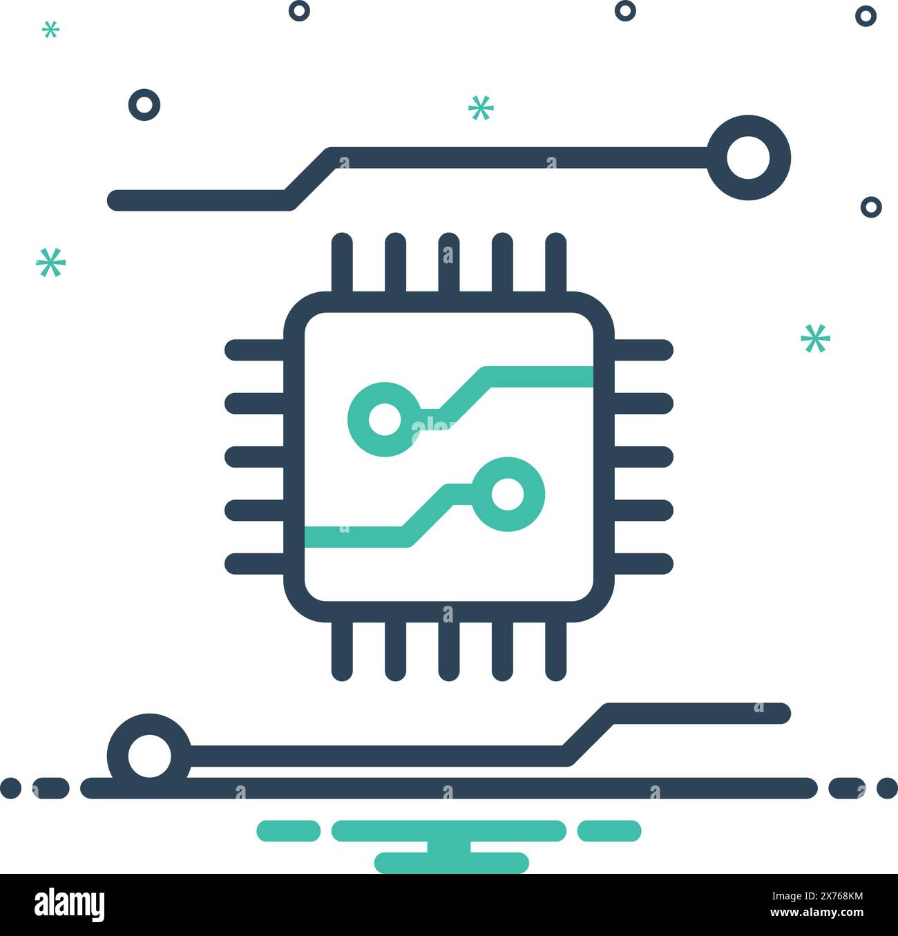 Chip computer Stock Vector Images - Alamy