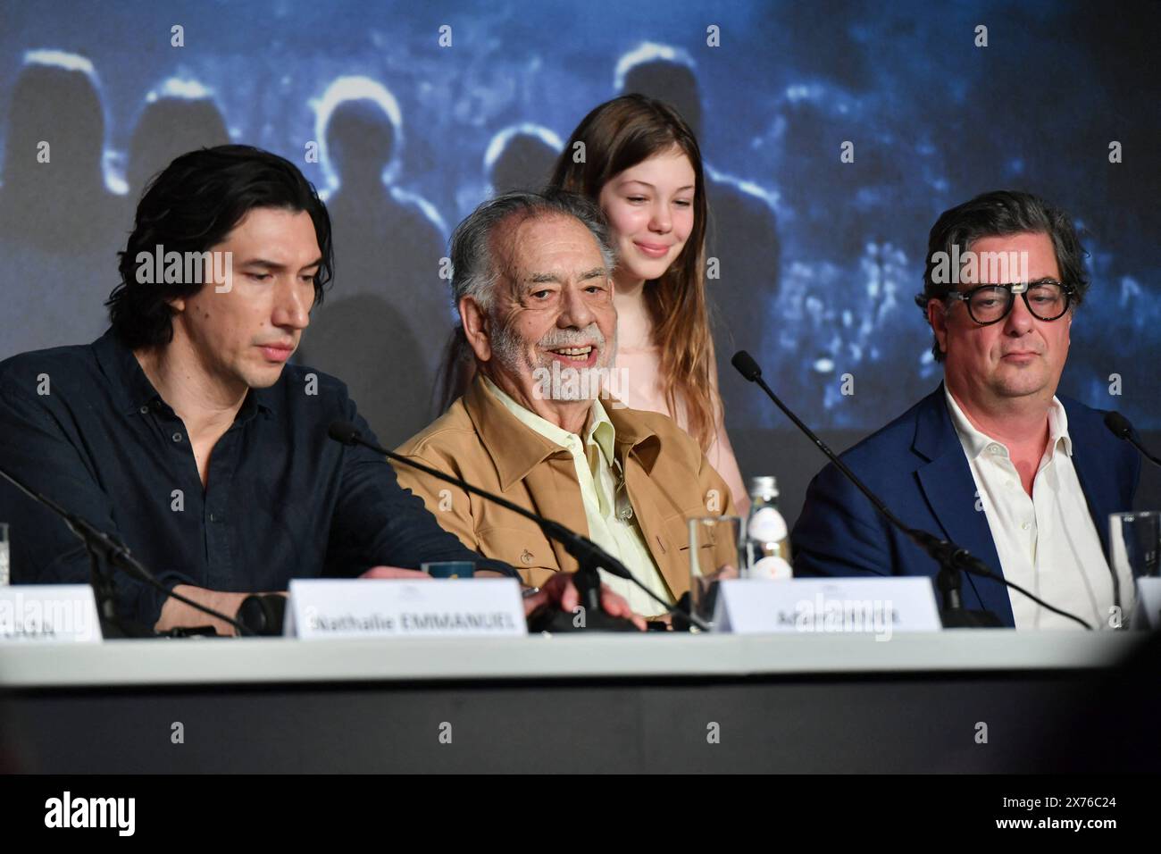 Cannes France 17th May 2024 Adam Driver Director Francis Ford cannes-france-17th-may-2024-adam-driver-director-francis-ford