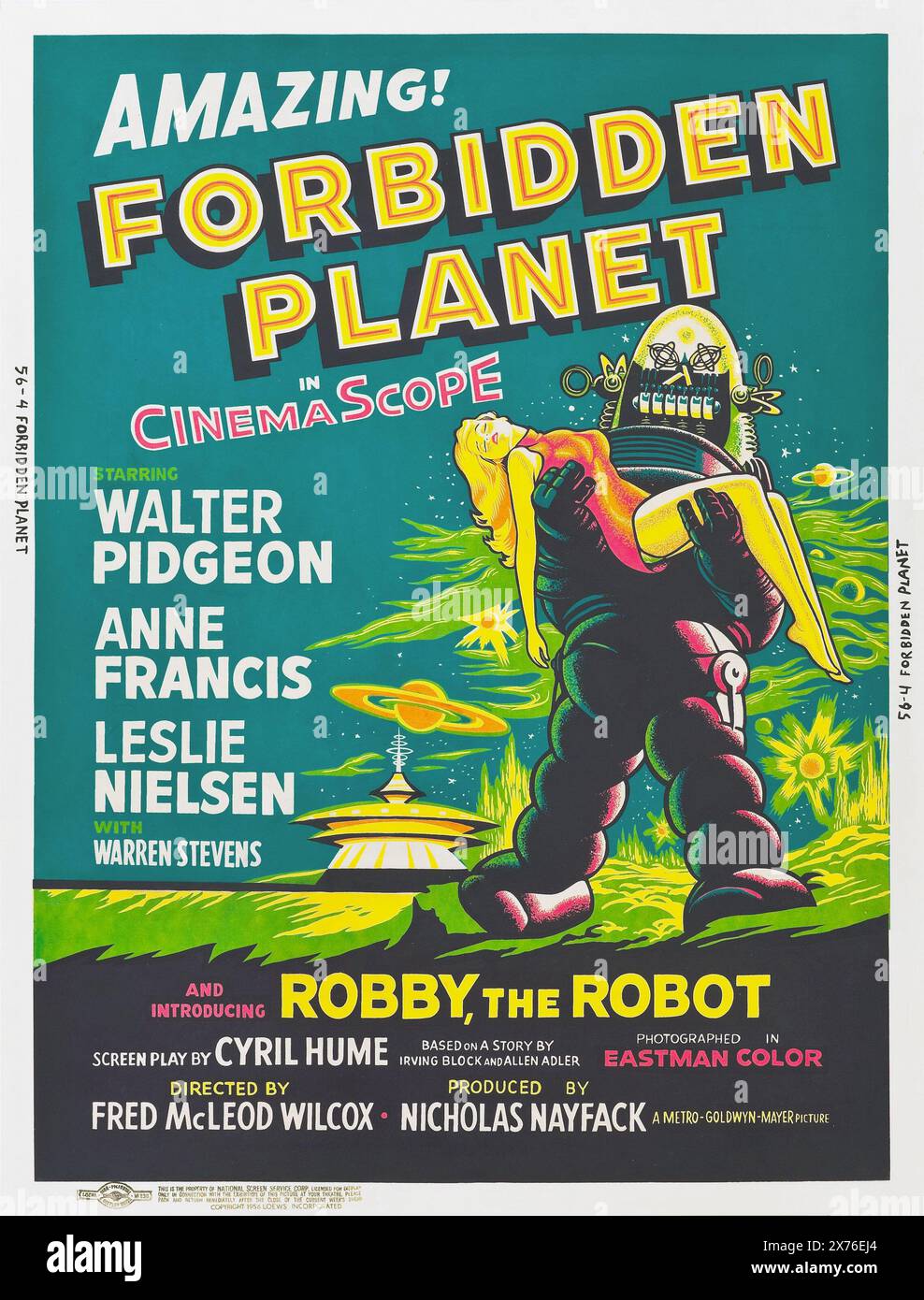 Forbidden planet film poster hi-res stock photography and images