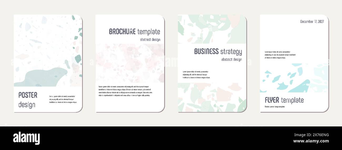 Note Cover Texture Note book cover design. Terrazzo abstract background made of natural ...