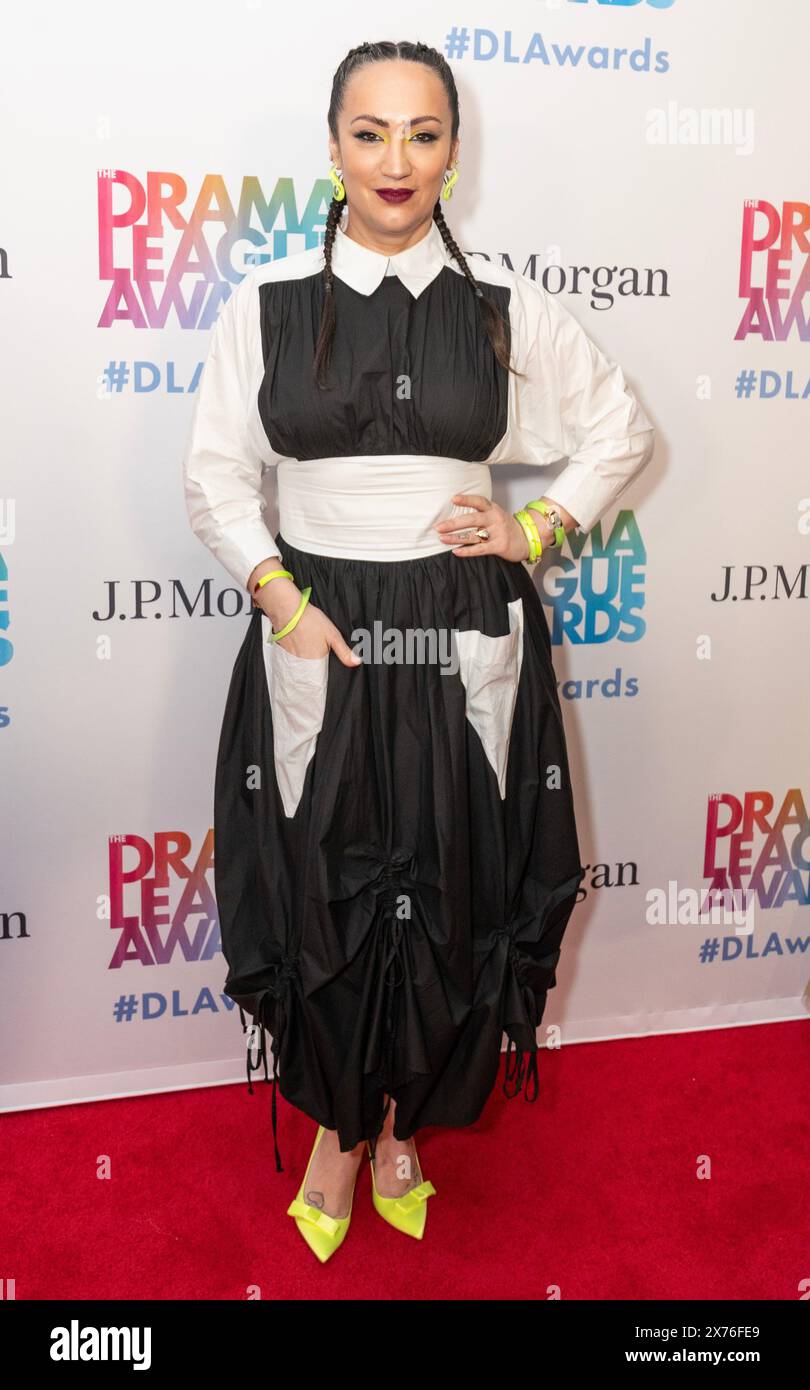 Eden Espinosa wearing dress by Batsheva attends 90th Annual Drama