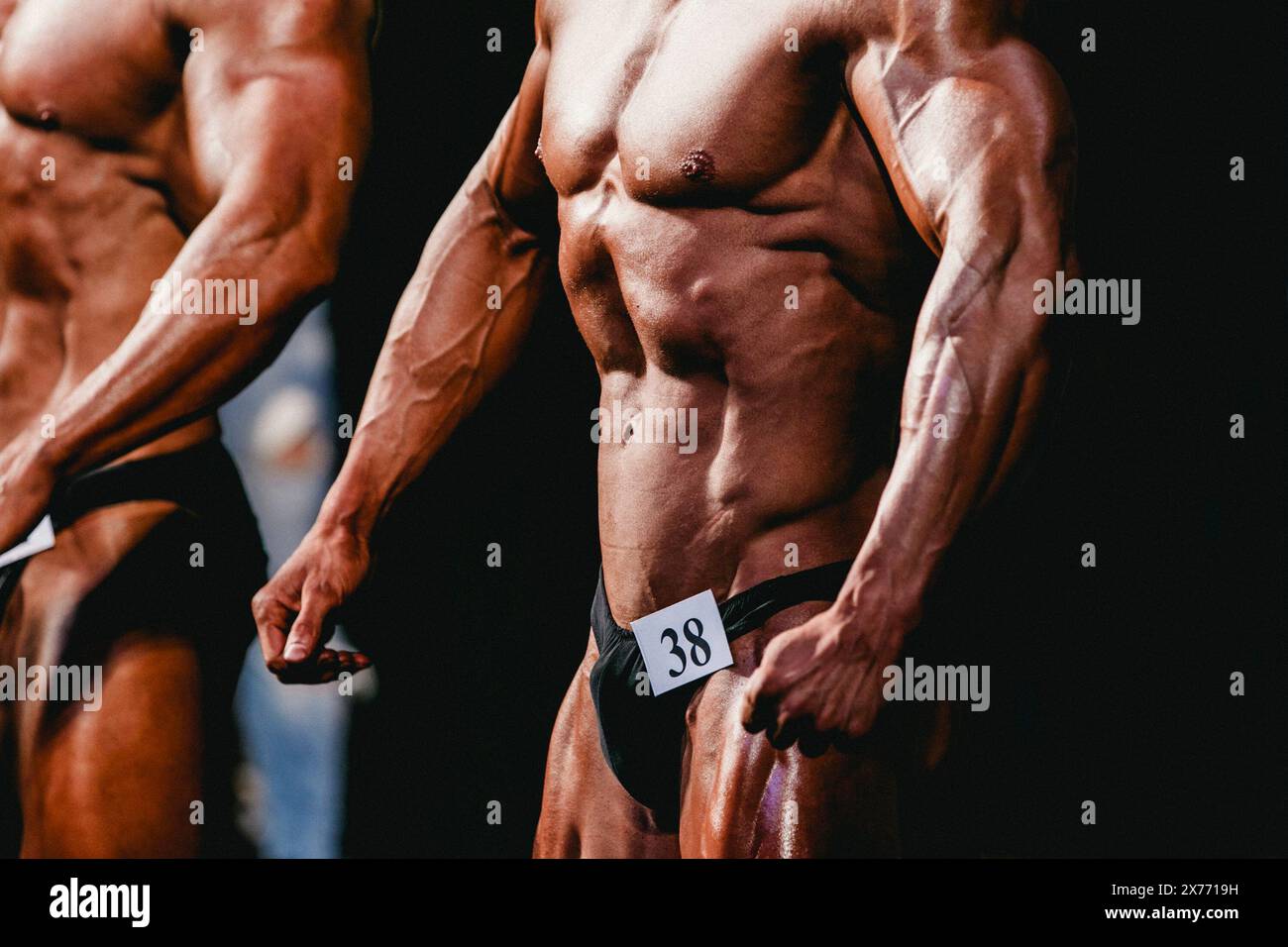 Male bodybuilder posing hi-res stock photography and images - Alamy