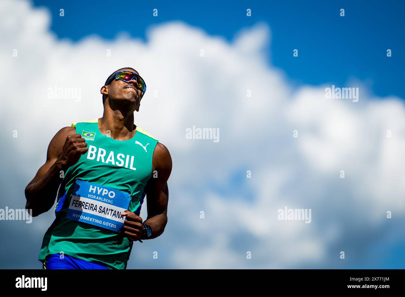 Gotzis, Austria. 18th May, 2024. Brazilian Fernando Jose Ferreira Santana pictured in action during the men's decathlon event on the first day of the Hypo-Meeting, IAAF World Combined Events Challenge, in the Mosle stadium in Gotzis, Austria, Saturday 18 May 2024. BELGA PHOTO JASPER JACOBS Credit: Belga News Agency/Alamy Live News Stock Photo