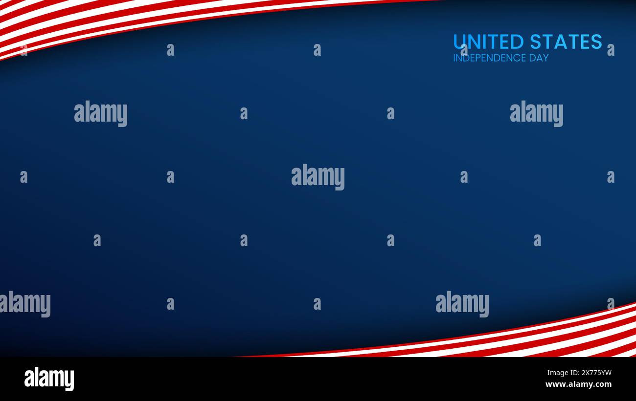 USA Independence day bannner presentation copyspace Stock Vector