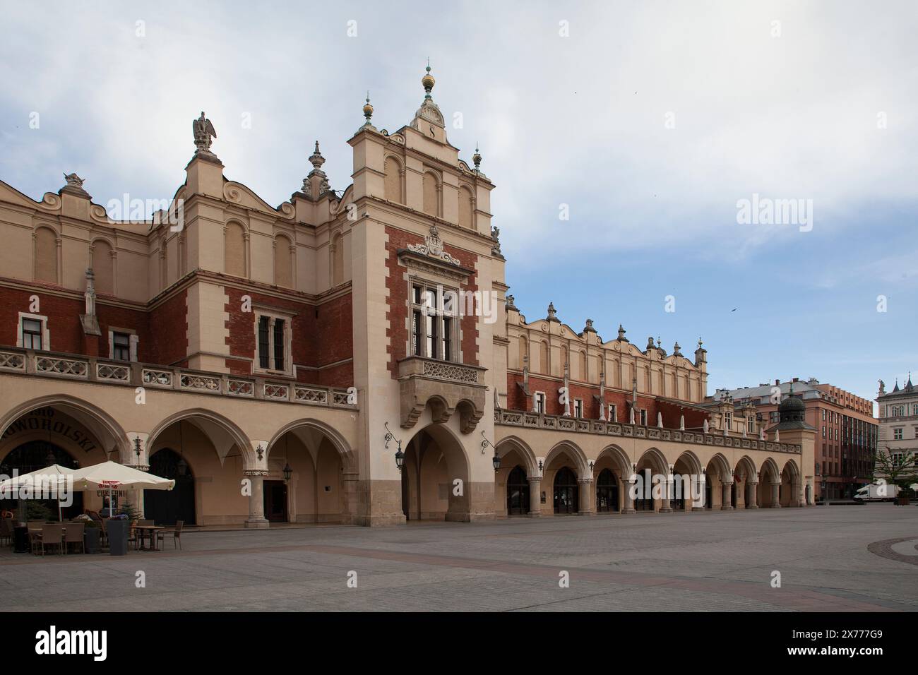 Kraków Cloth Hall - Sukiennice w Krakowie Stock Photo