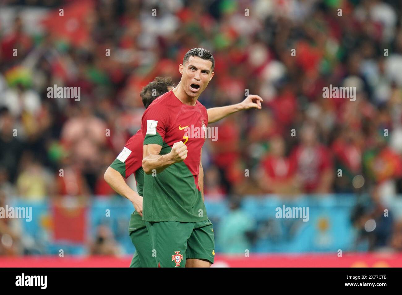 Lusail, Qatar. 28th November 2022. Cristiano Ronaldo in action during the match between Portugal vs. Uruguay, Group H, Fifa World Cup Qatar 2022. Stock Photo