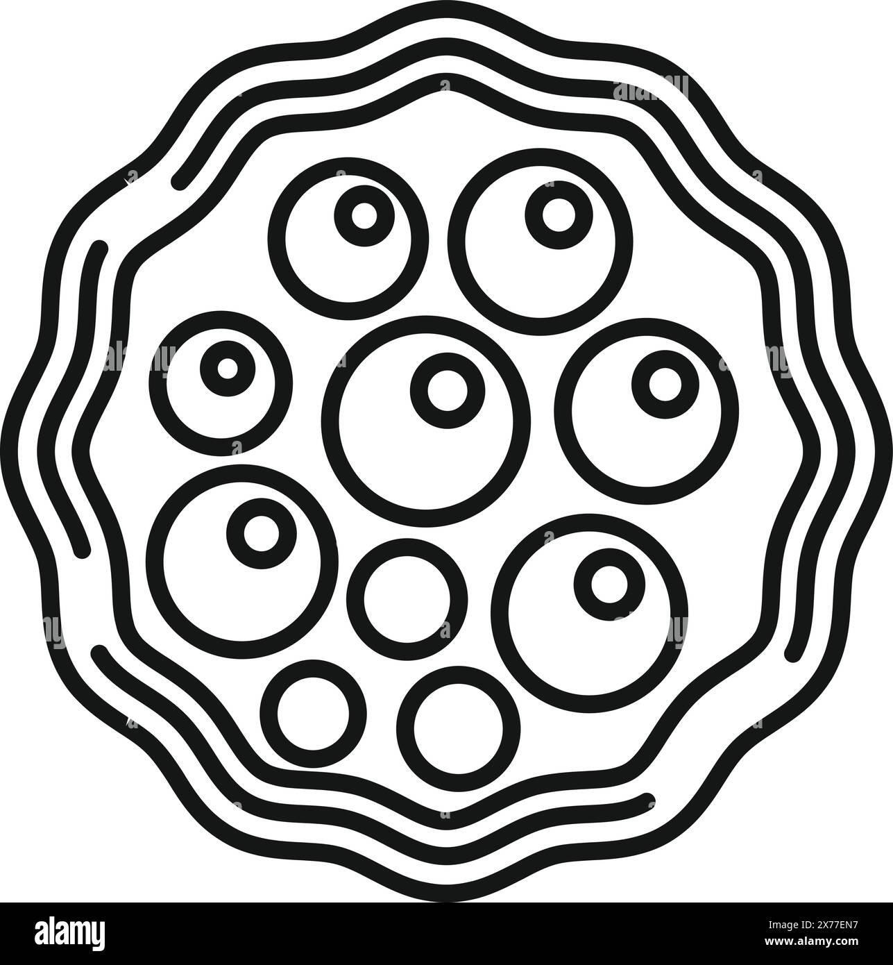 Minimalist black concentric circles Black and White Stock Photos ...