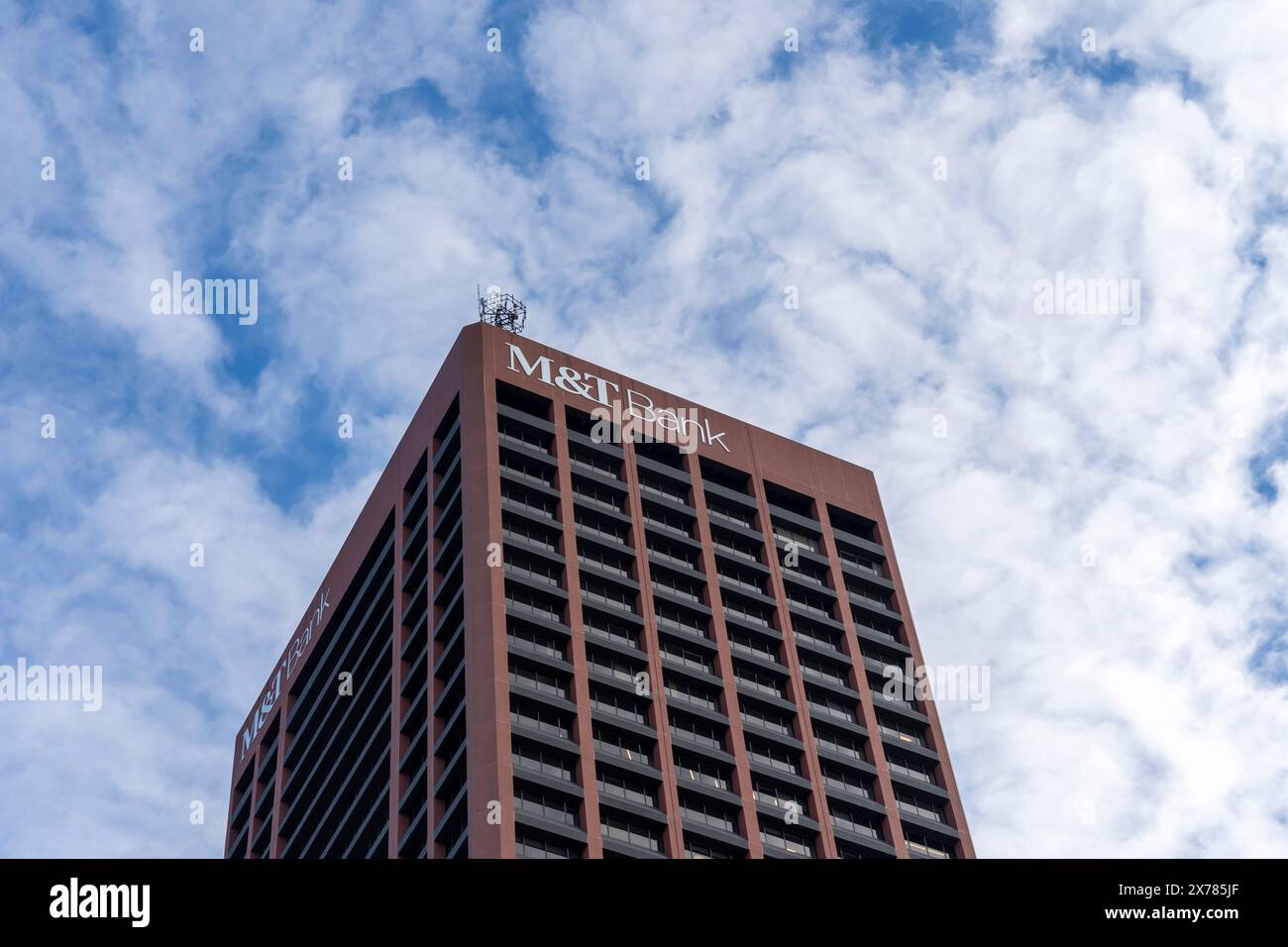 Buffalo, NY, USA - December 8, 2023: M and T Bank office in Buffalo, NY ...