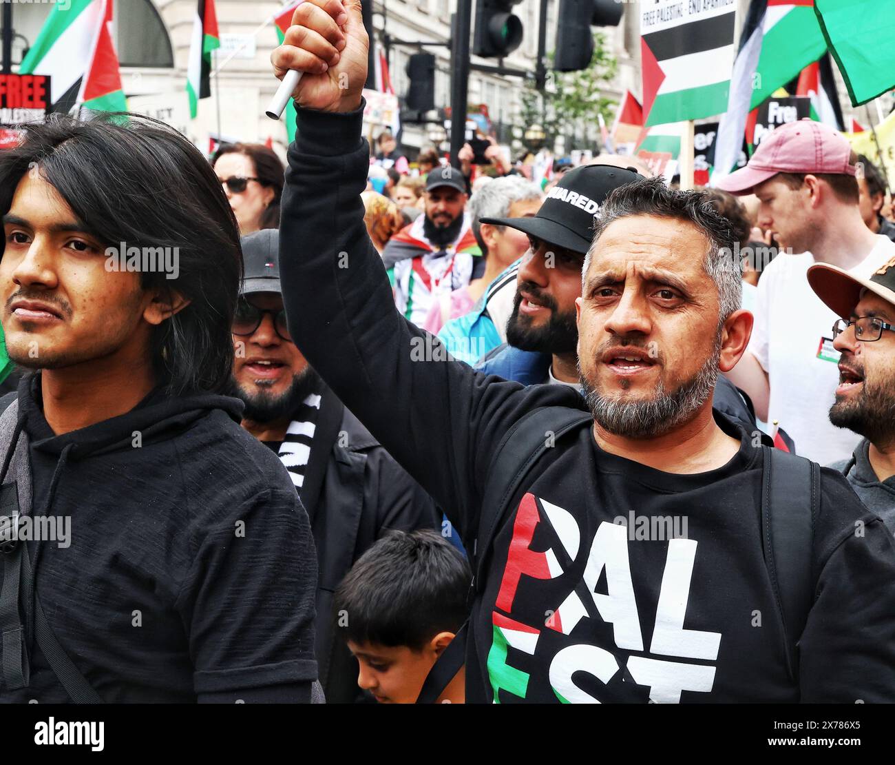 London, UK. 18th May, 2024. National Demonstration: NAKBA 76 pro ...