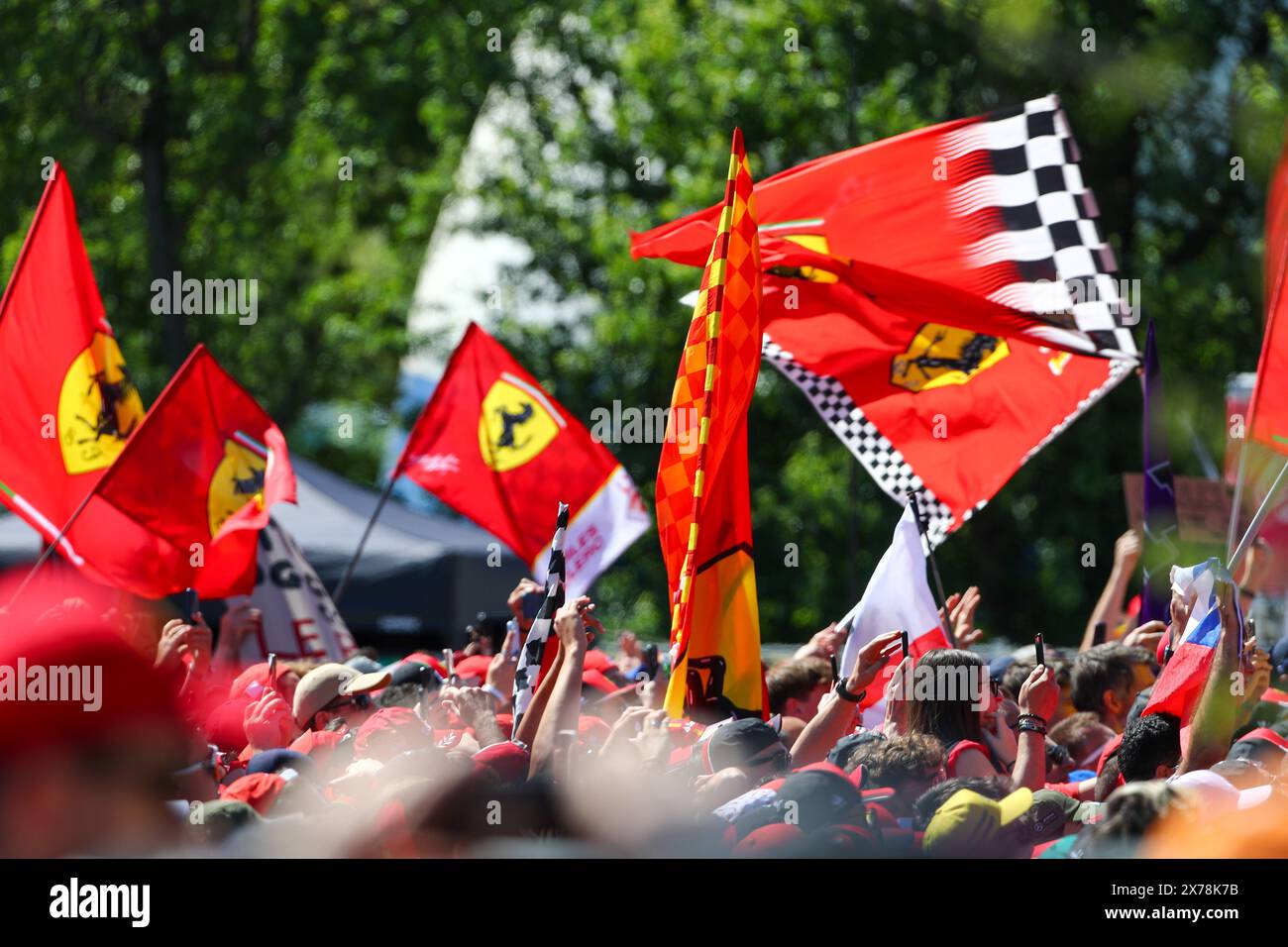 Ferrari at fanzone hires stock photography and images Alamy