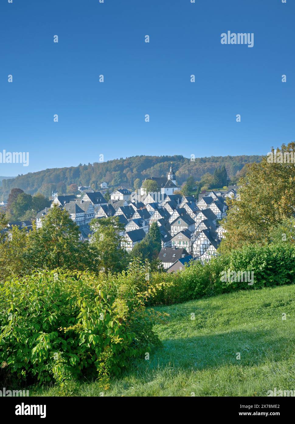 historic Village of Freudenberg in Siegerland,Germany Stock Photo