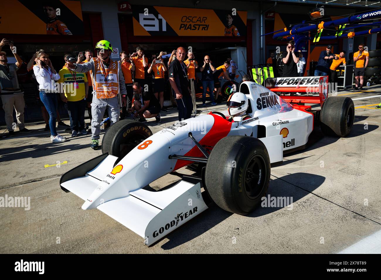 Vettel pilotera la McLaren MP4/8 de Senna à Imola
