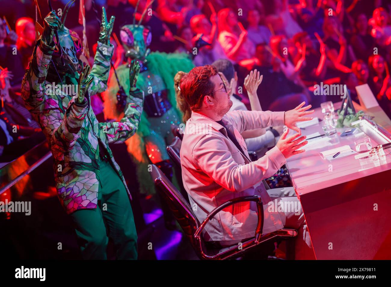 Cologne, Germany. 18th May, 2024. Guessing guest Chris Tall from the