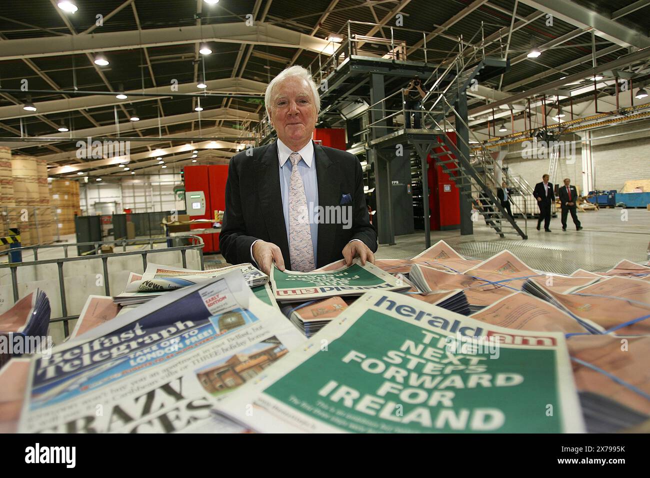 File photo dated 20/04/07 of Sir Anthony O'Reilly at the opening of the ...