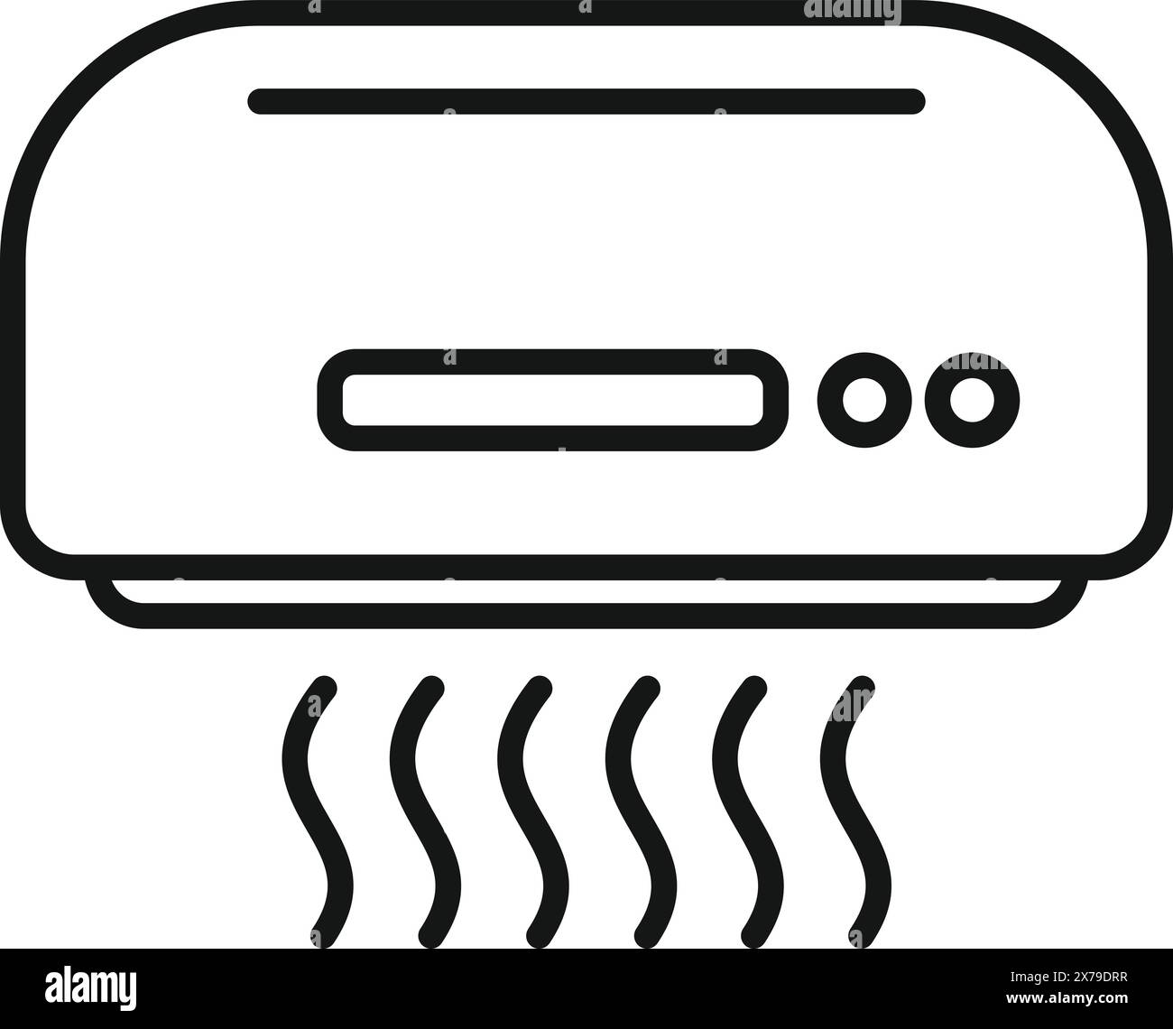 Air conditioner indoor unit Black and White Stock Photos & Images - Alamy