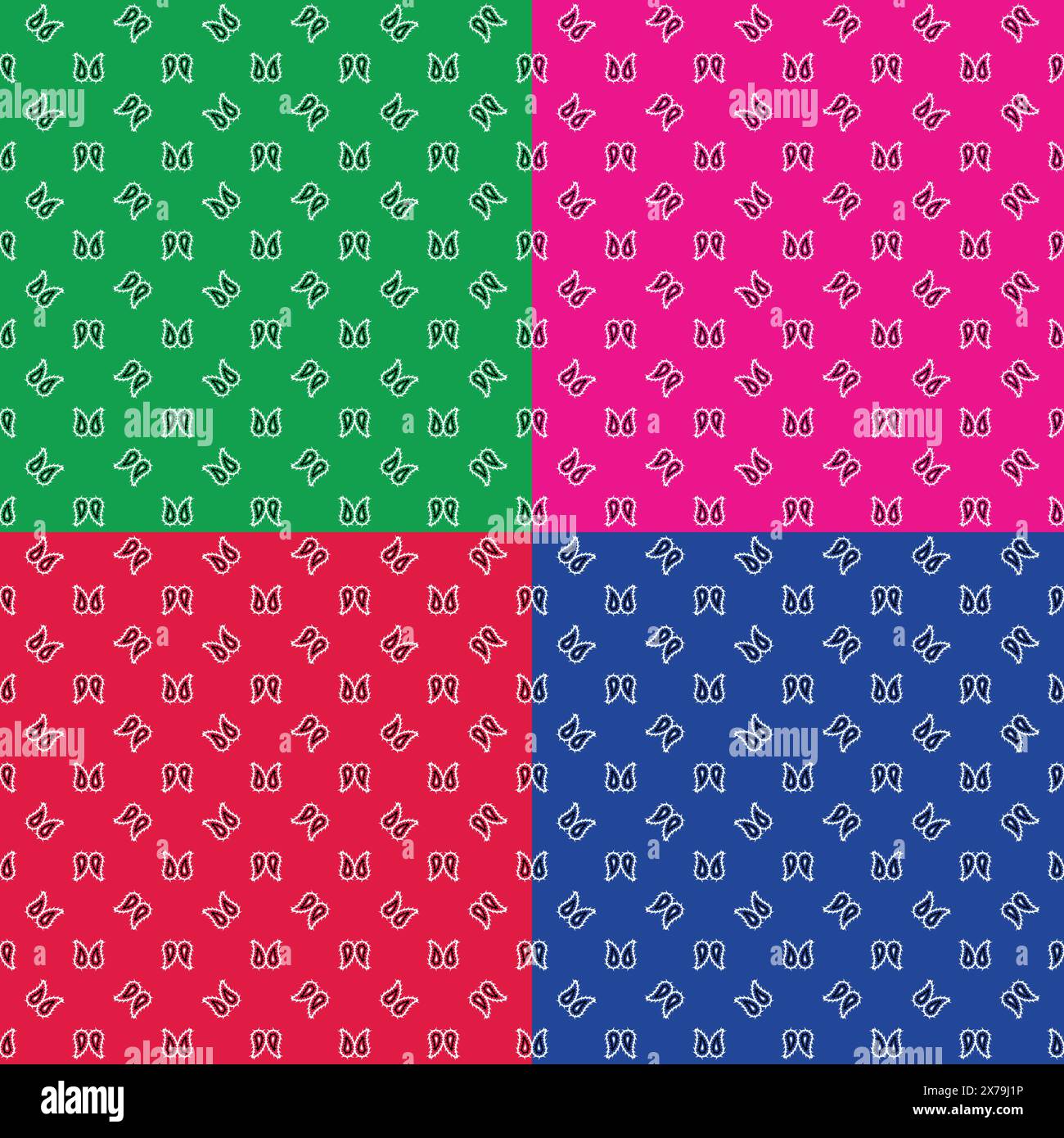 Classic paisley bandana pattern. Seamless tileable pattern. Vector ...