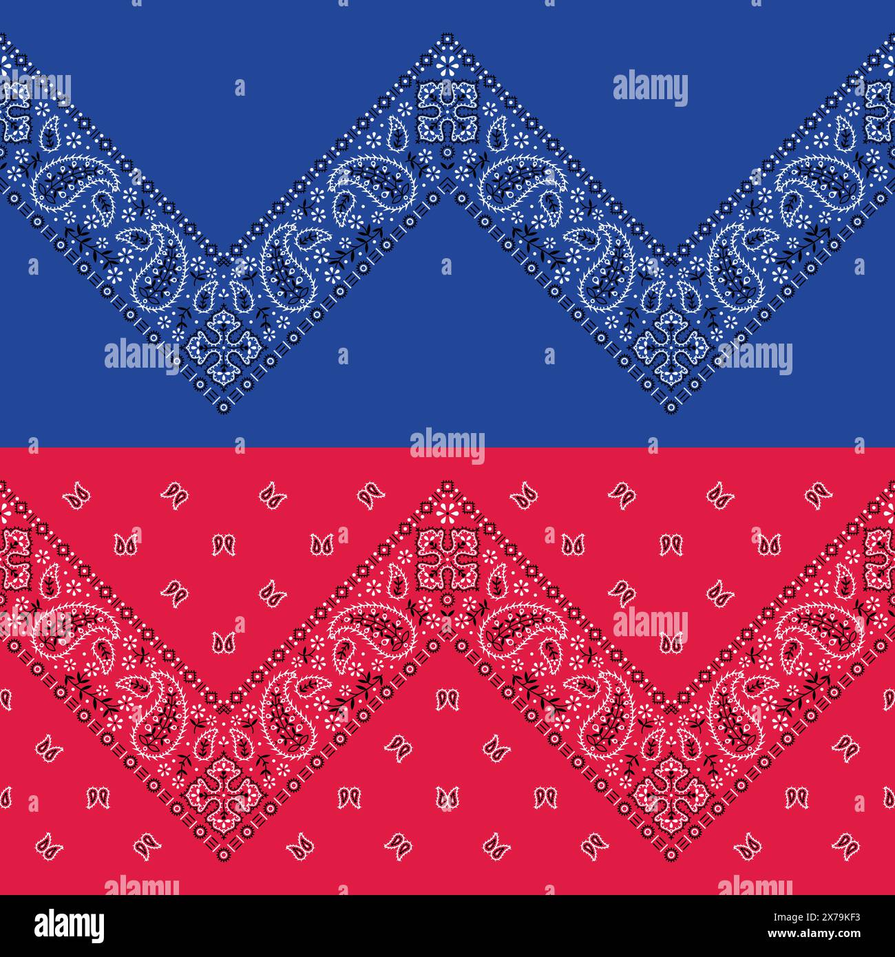 Paisley bandana Stock Vector Images - Alamy