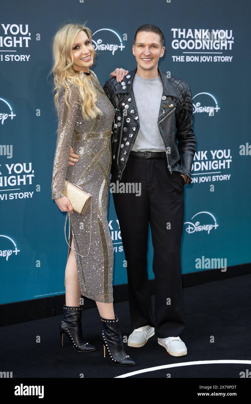 Guests attend Thank You, Goodnight, The Bon Jovi Story TV premiere Featuring: Victoria Brown, Chris Kowalski Where: London, United Kingdom When: 17 Apr 2024 Credit: Phil Lewis/WENN Stock Photo