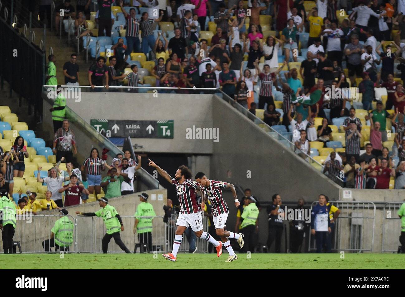 Rio de Janeiro, Brazil, May 16, 2024. Football match between Fluminense ...