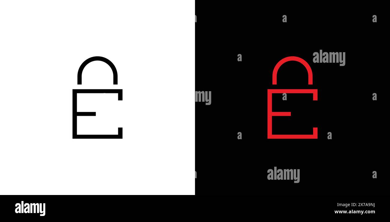 Latter e logo Stock Vector Images - Alamy
