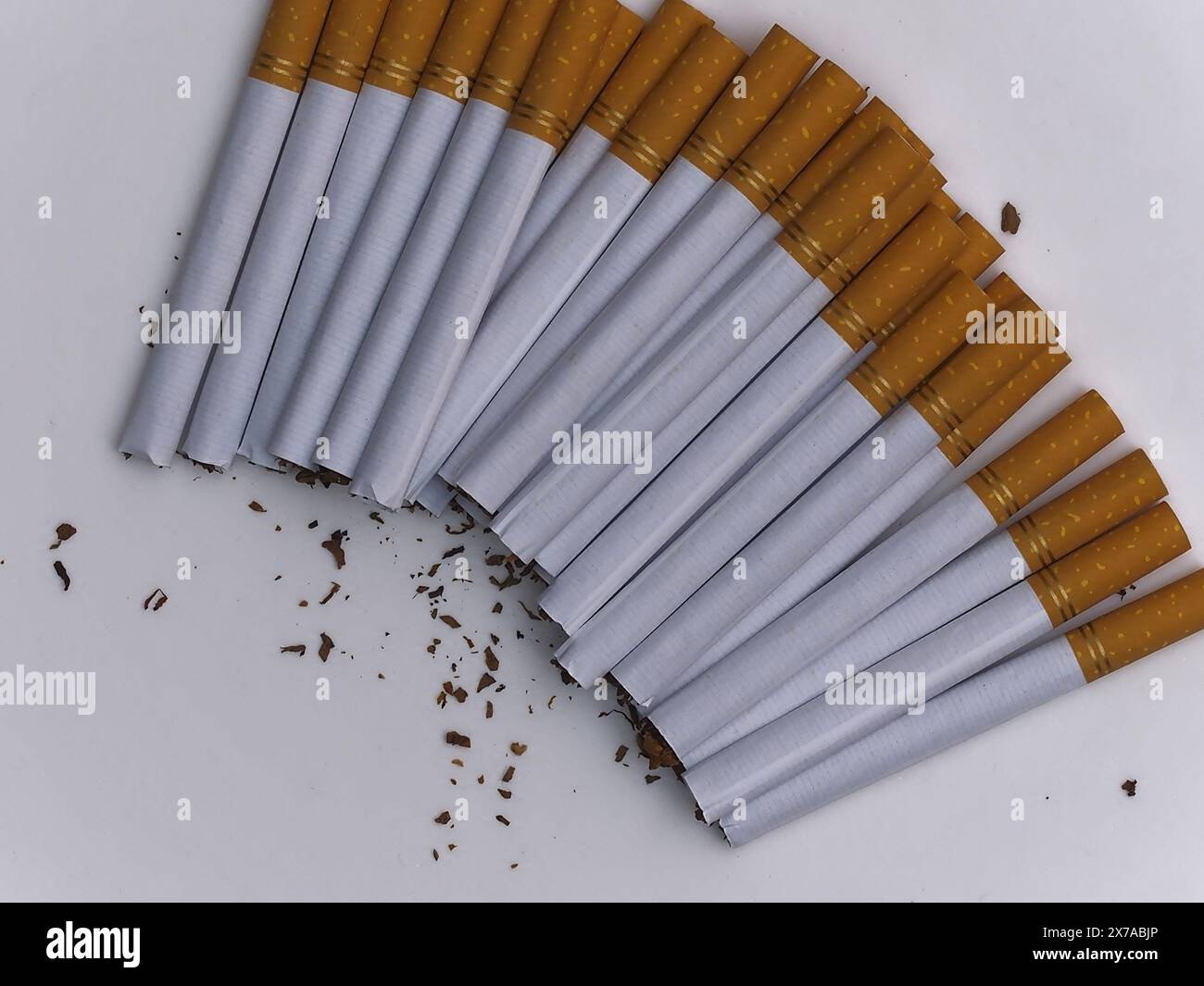 Filter tipped cigarettes in cigarette hi-res stock photography and images