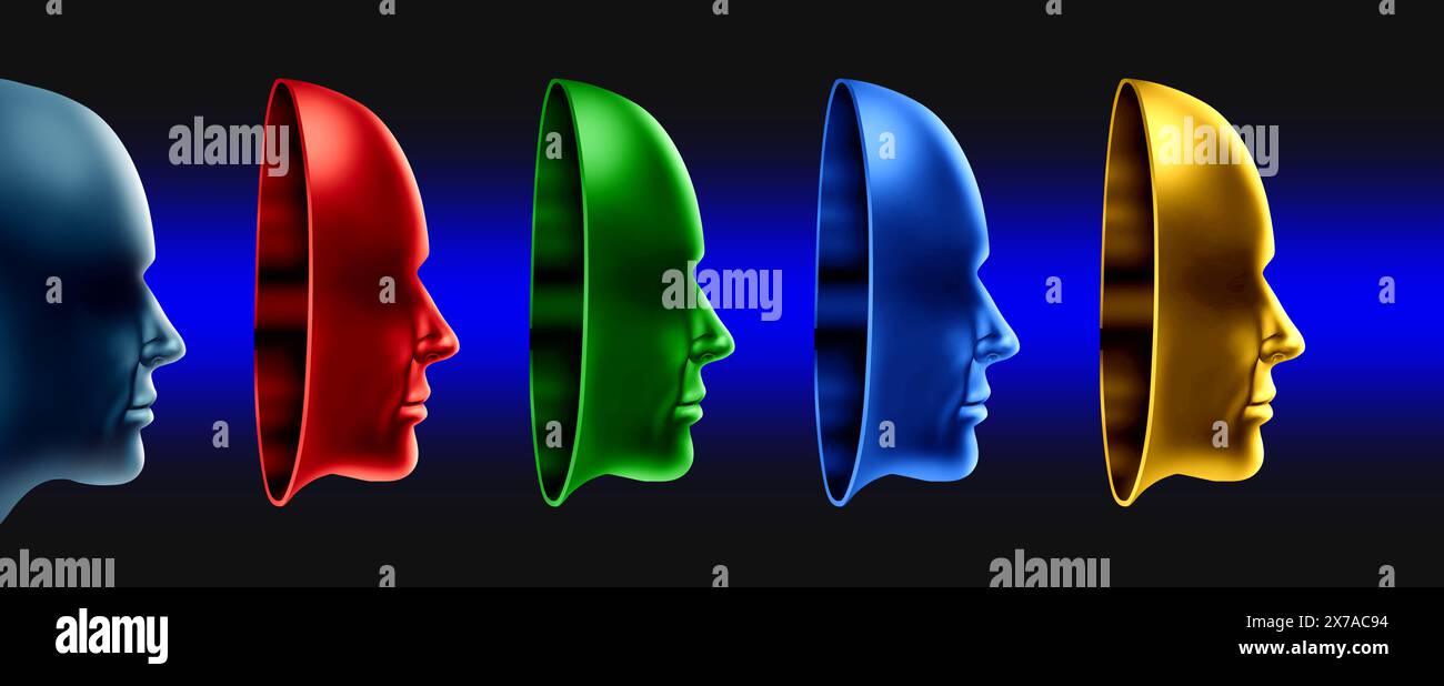 Fragmented identities hi res stock photography and images alamy