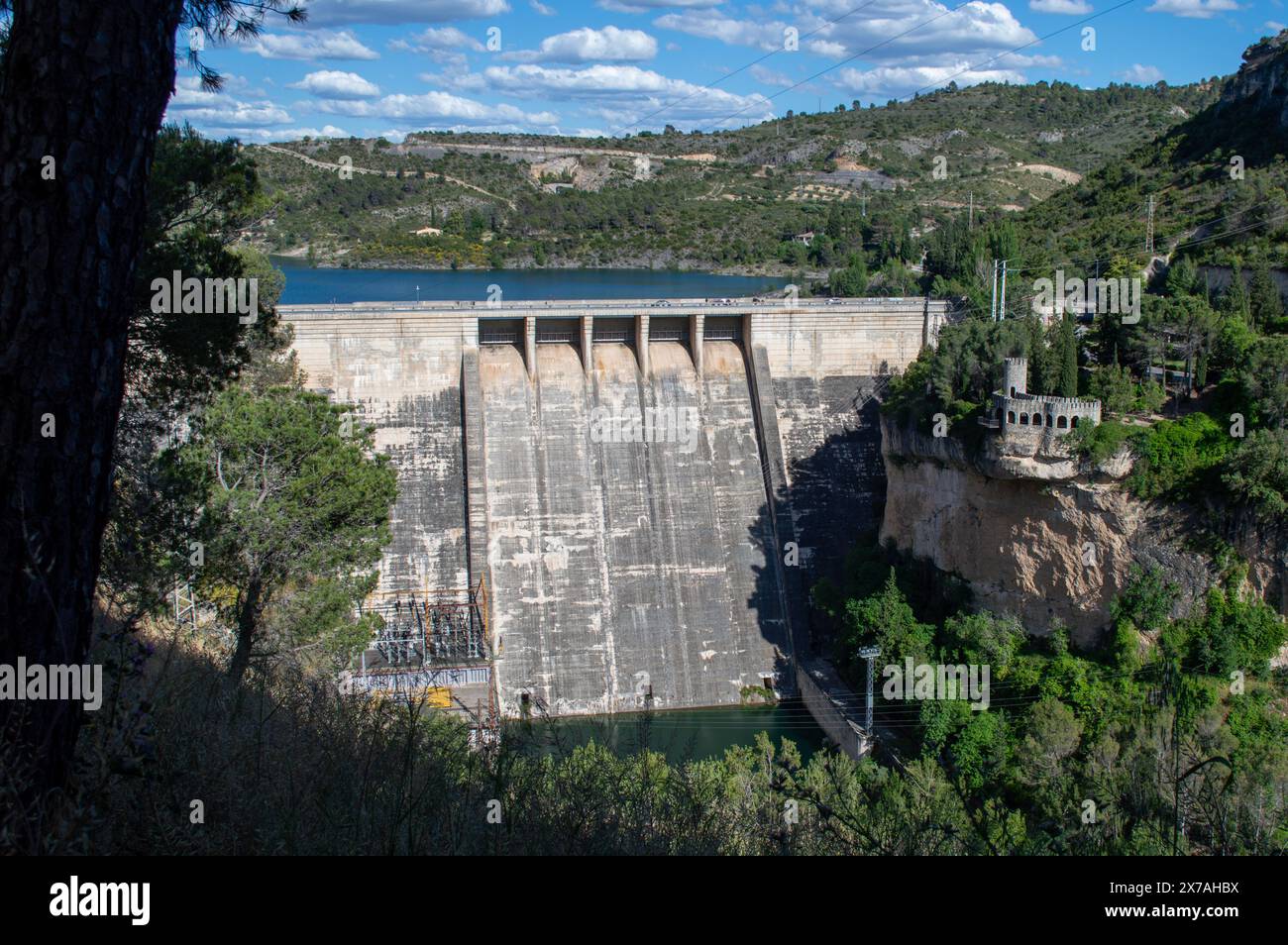 Entrepeñas hydroelectric dam Stock Photo