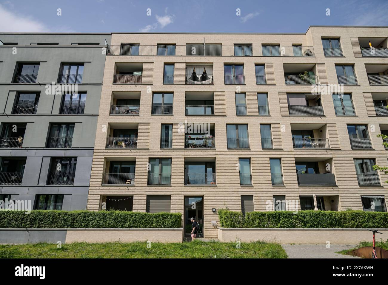 Neubau, Wohnhaus, Heidestraße, Europacity, Moabit, Mitte, Berlin, Deutschland *** New build, residential building, Heidestraße, Europacity, Moabit, Mitte, Berlin, Germany Stock Photo