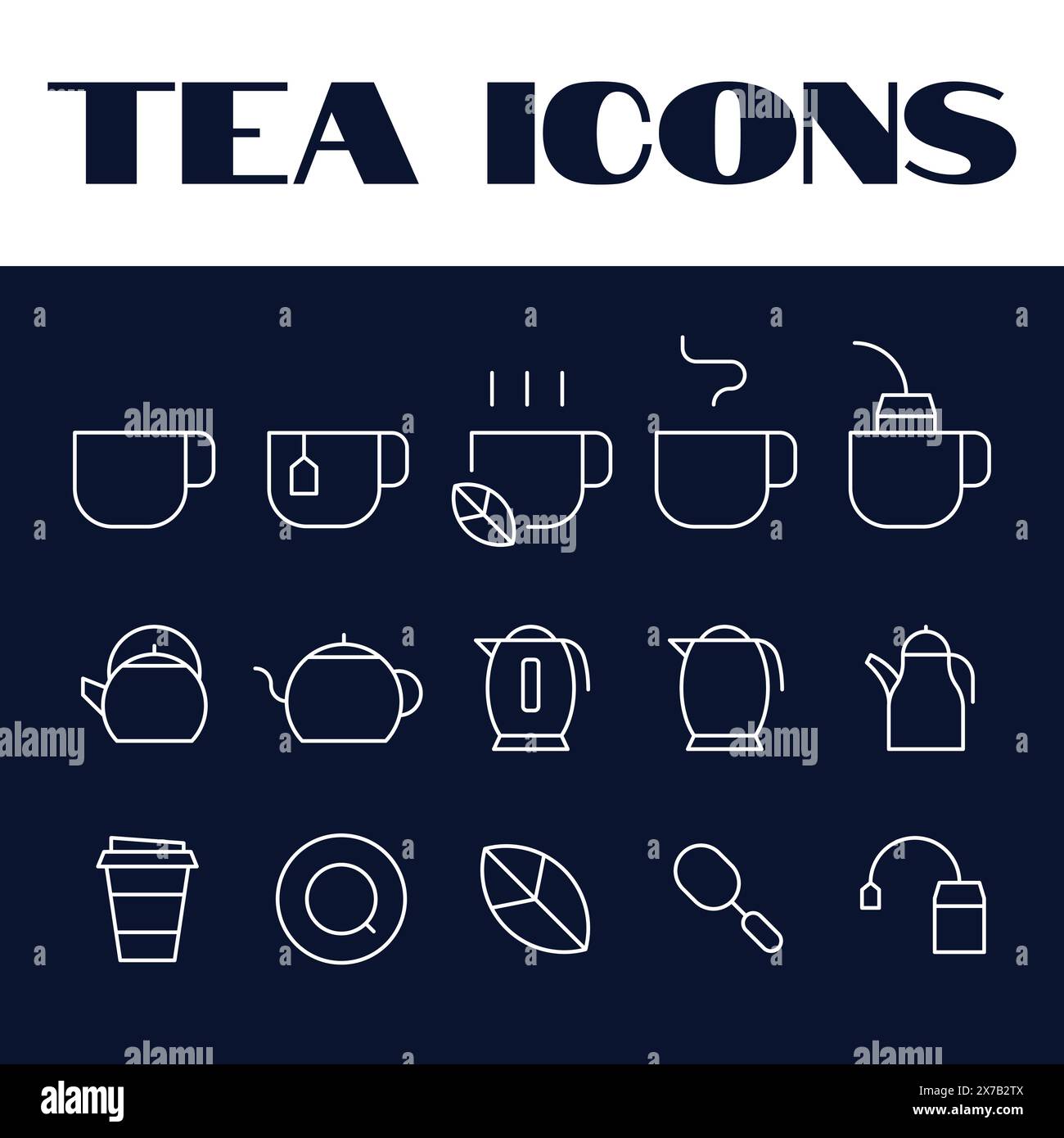 Chai martini Stock Vector Images - Alamy