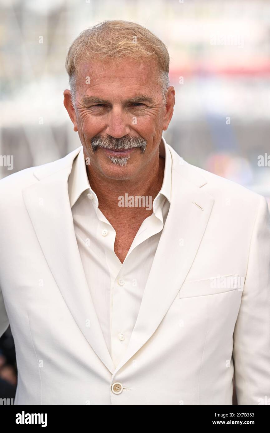 Kevin Costner at the photo call for the film Horizon An American Saga