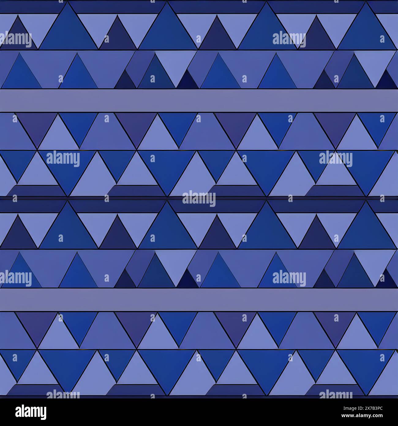 Square tiles with triangular elements 2 Stock Photo