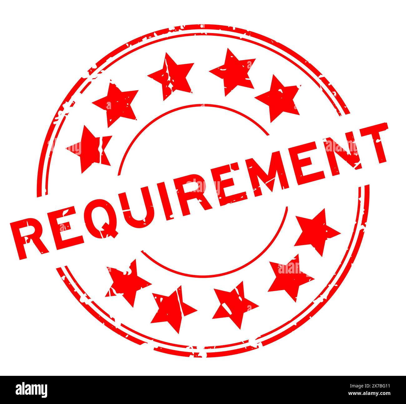 Requirement stamp sign round hi-res stock photography and images - Alamy
