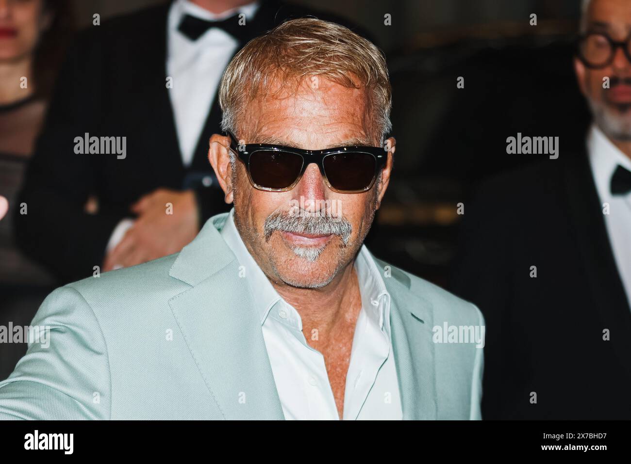 Kevin Costner is being seen at JW Marriott Hotel during the 77th
