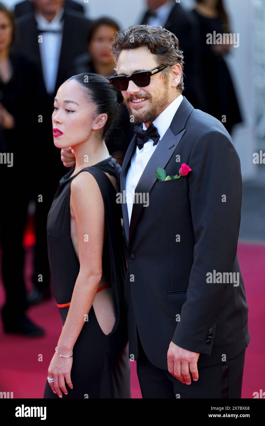 Cannes, France. 18th May, 2024. Élise Tilloloy and James Franco attends ...