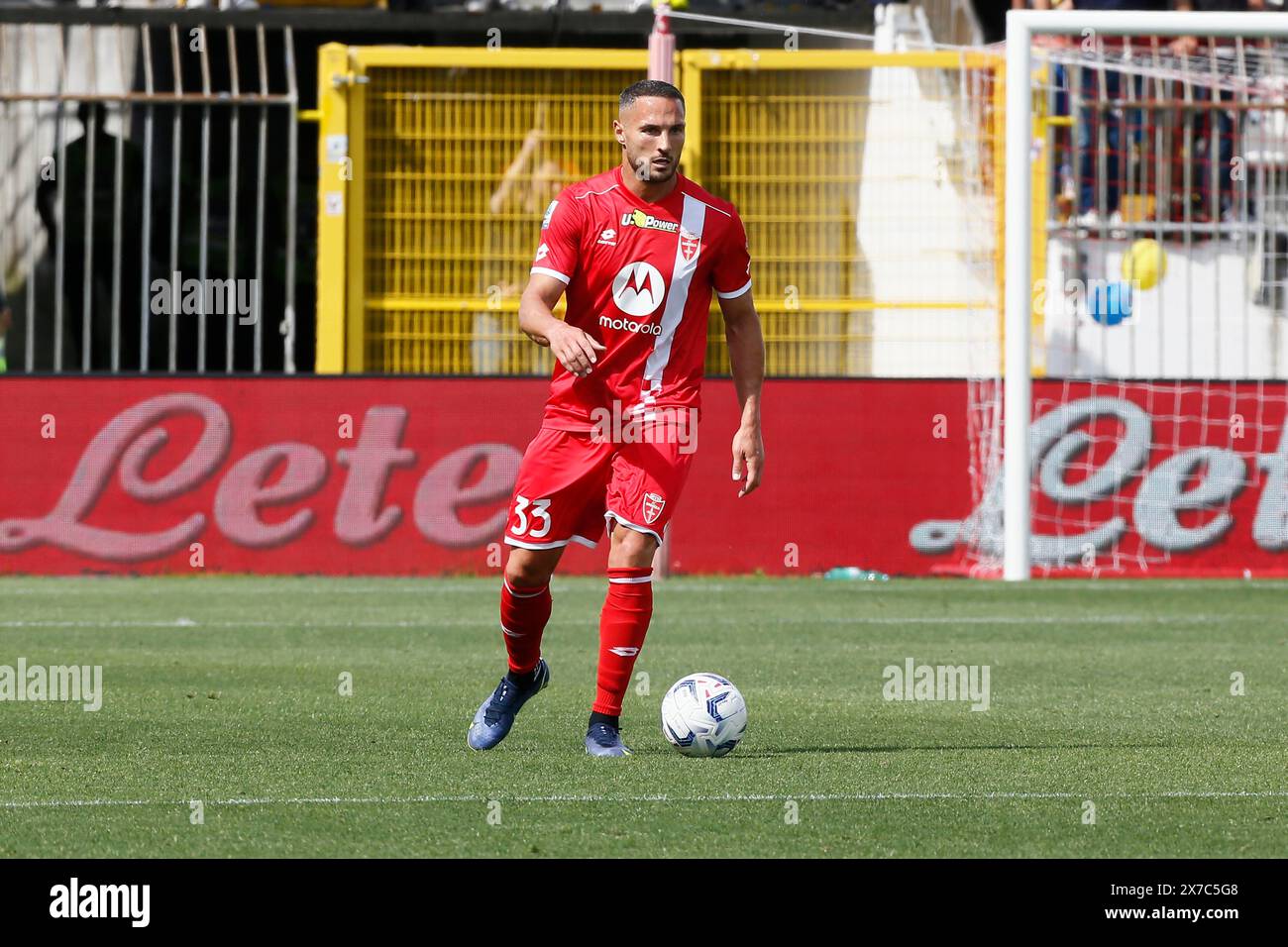 Monza Brianza, Italia. 19th May, 2024. Monza' Danilo D'Ambrosio during the Serie A soccer match between Monza and Frosinone at the Stadio U-Power Stadium Sunday, May 19, 2024. Sport - Soccer . (Alberto Mariani/Lapresse) Credit: LaPresse/Alamy Live News Stock Photo