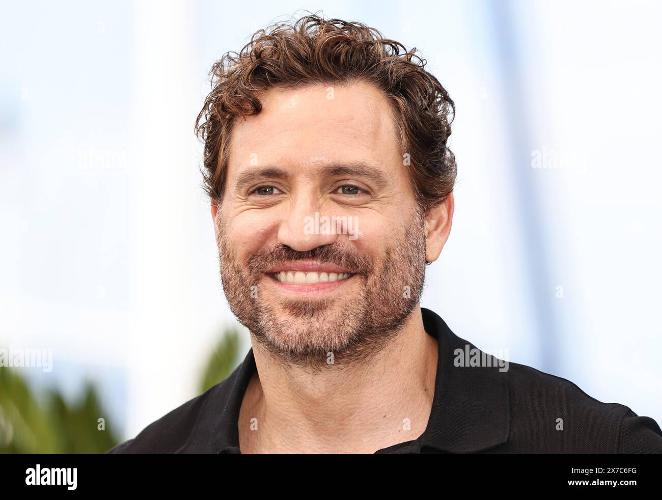 Cannes, France. 19th May, 2024. Actor Edgar Ramirez poses during a photocall for the film 'Emilia Perez' at the 77th Cannes Film Festival in Cannes, southern France, on May 19, 2024. Credit: Gao Jing/Xinhua/Alamy Live News Stock Photo