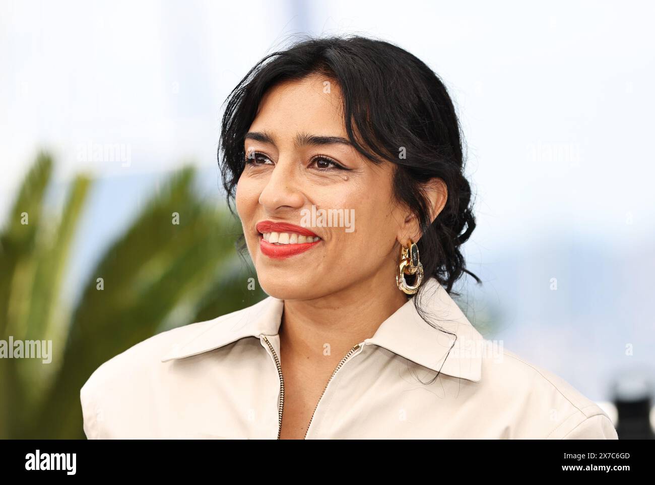 Cannes, France. 19th May, 2024. Actress Adriana Paz poses during a photocall for the film
