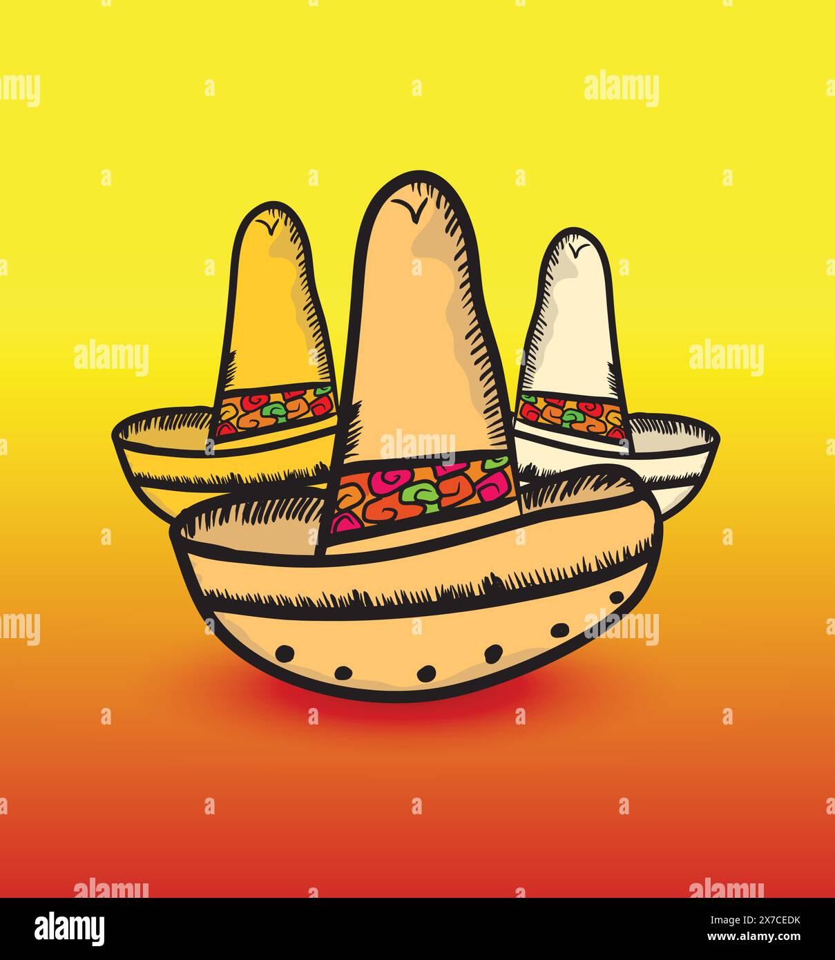Mexican Hat Flooding Understanding The Phenomenon And Its Impact Vector Mexican Hat 2X7CEDK