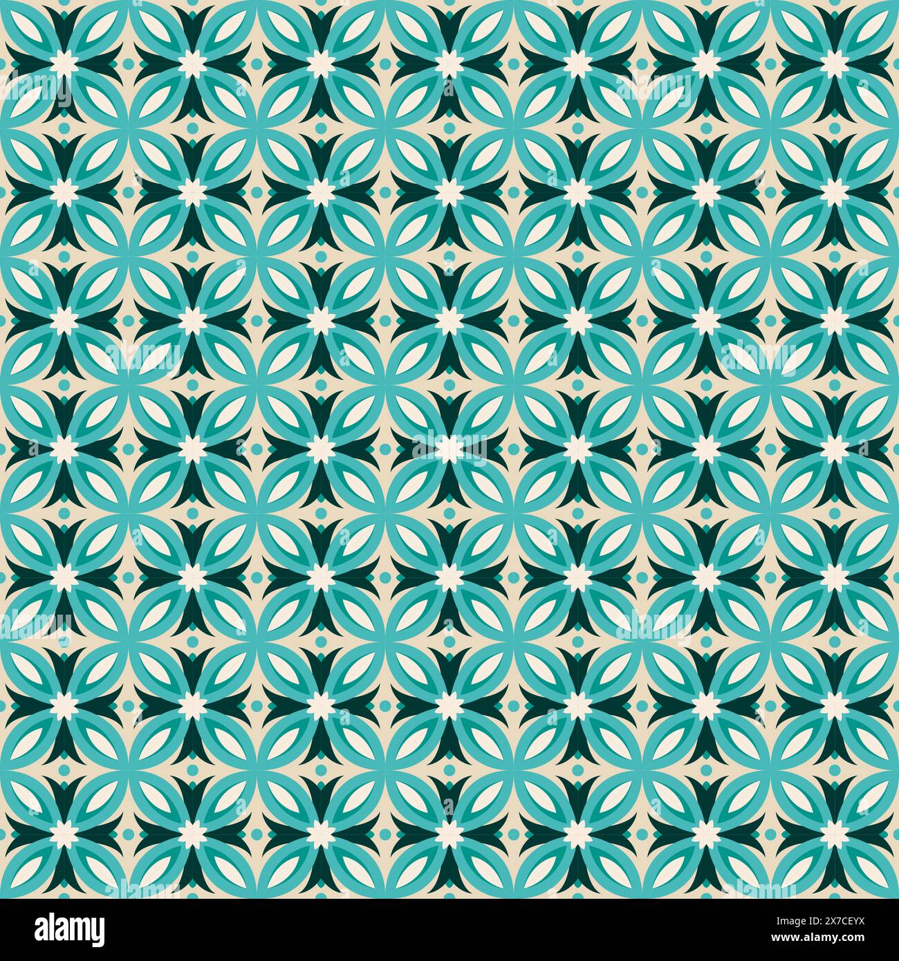 Seamless geometric arabesque oriental pattern. tile pattern Stock Vector
