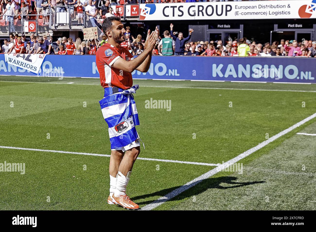 Alkmaar, Netherlands. 19th May, 2024. ALKMAAR 19052024, AFAS Stadium. Dutch Eredivisie
