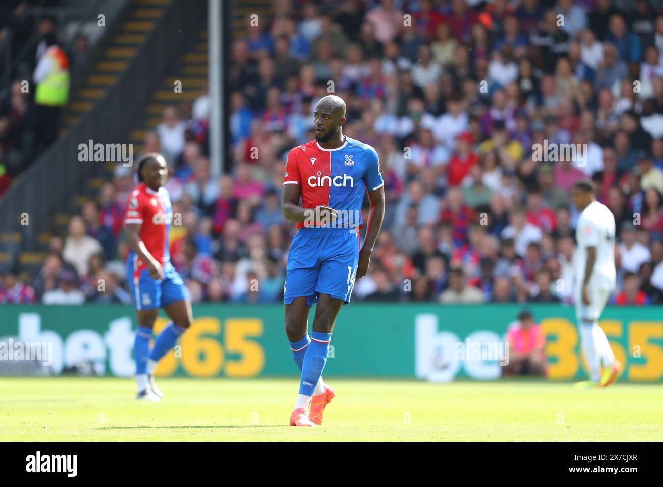 Selhurst Park, Selhurst, London, UK. 19th May, 2024. Premier League Football, Crystal Palace versus Aston Villa; Jean-Philippe Mateta of Crystal Palace Credit: Action Plus Sports/Alamy Live News Stock Photo