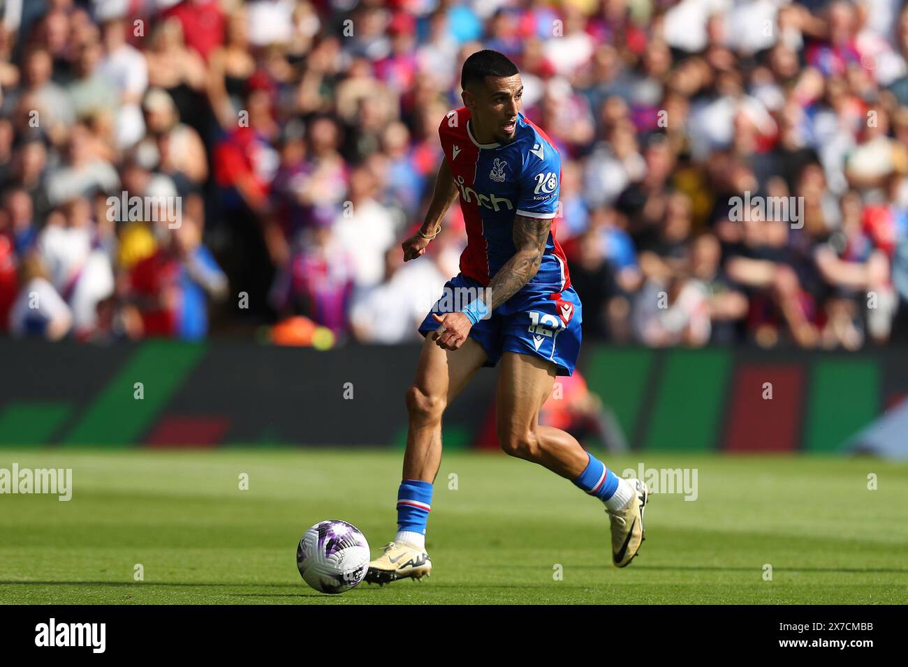 Selhurst Park, Selhurst, London, UK. 19th May, 2024. Premier League Football, Crystal Palace versus Aston Villa; Daniel Munoz of Crystal Palace Credit: Action Plus Sports/Alamy Live News Stock Photo