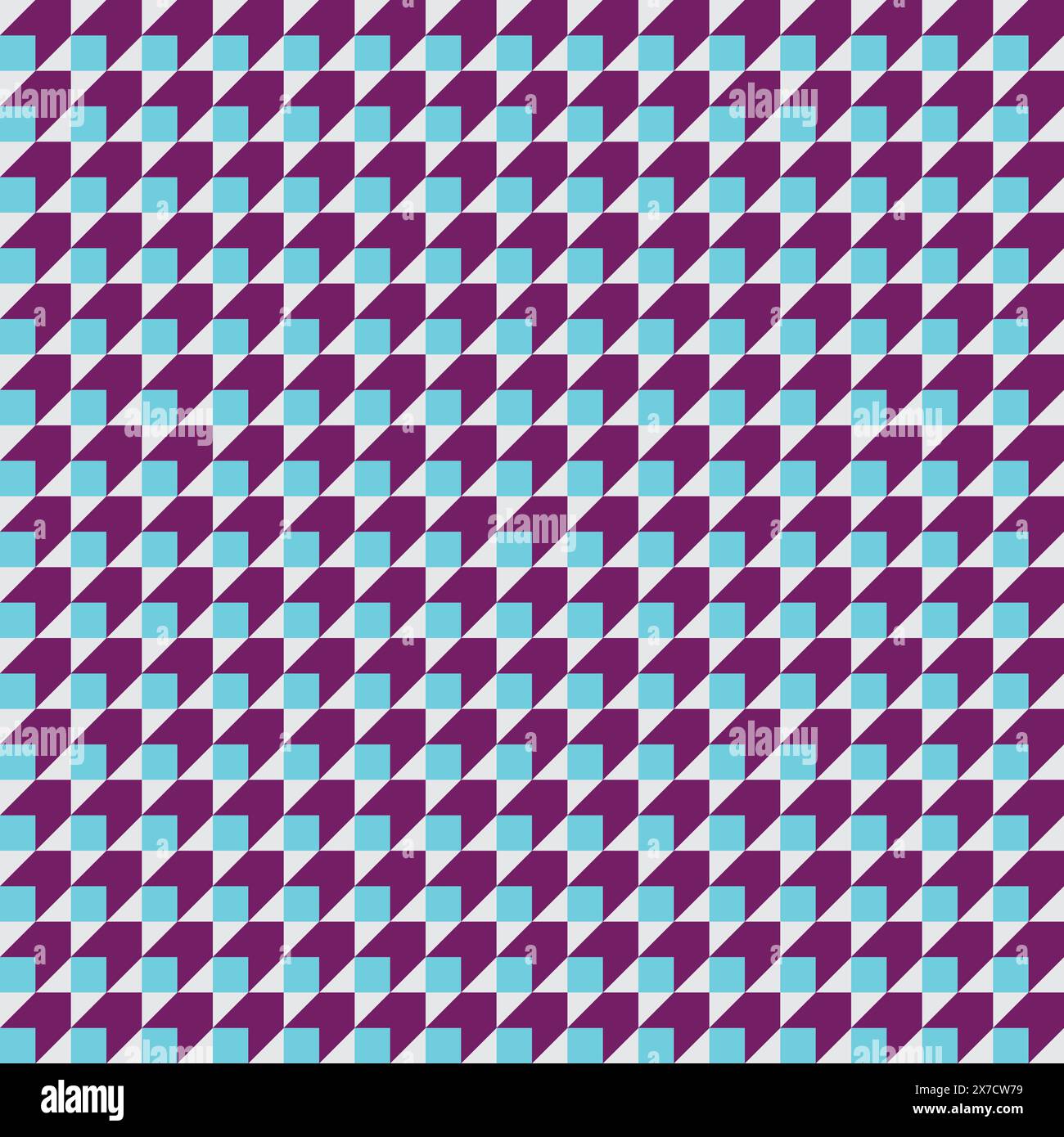 Seamless background image with bright and colored elements. Square Seamless Pattern Stock Vector