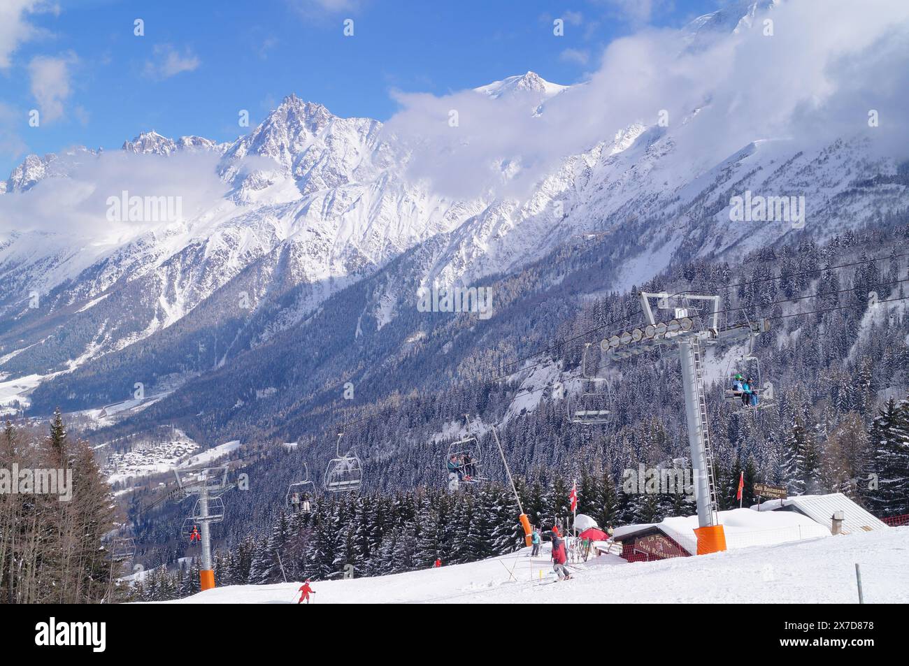 Chamonix france march ski hi-res stock photography and images - Alamy