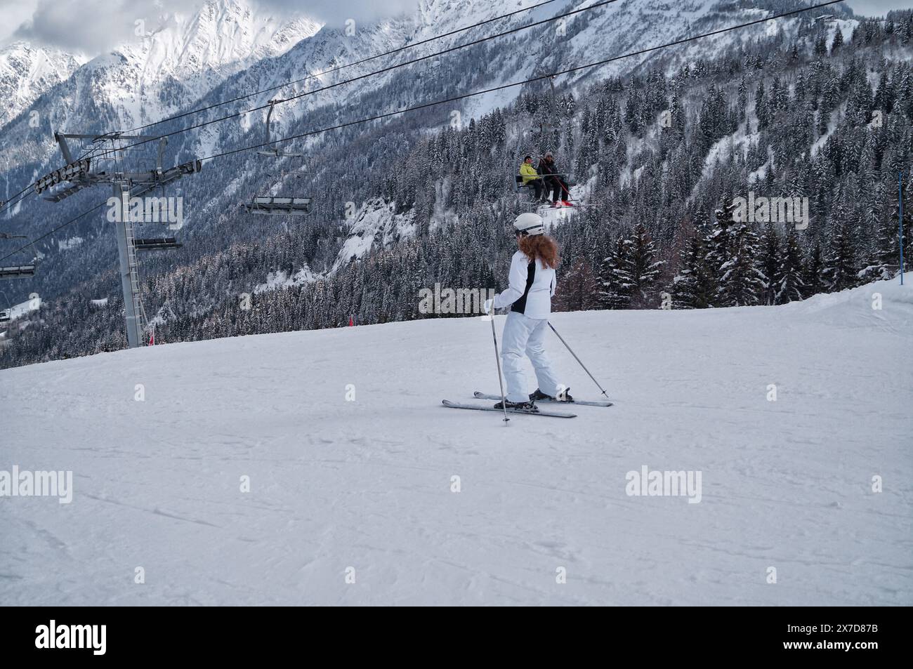 Chamonix france march ski hi-res stock photography and images - Alamy