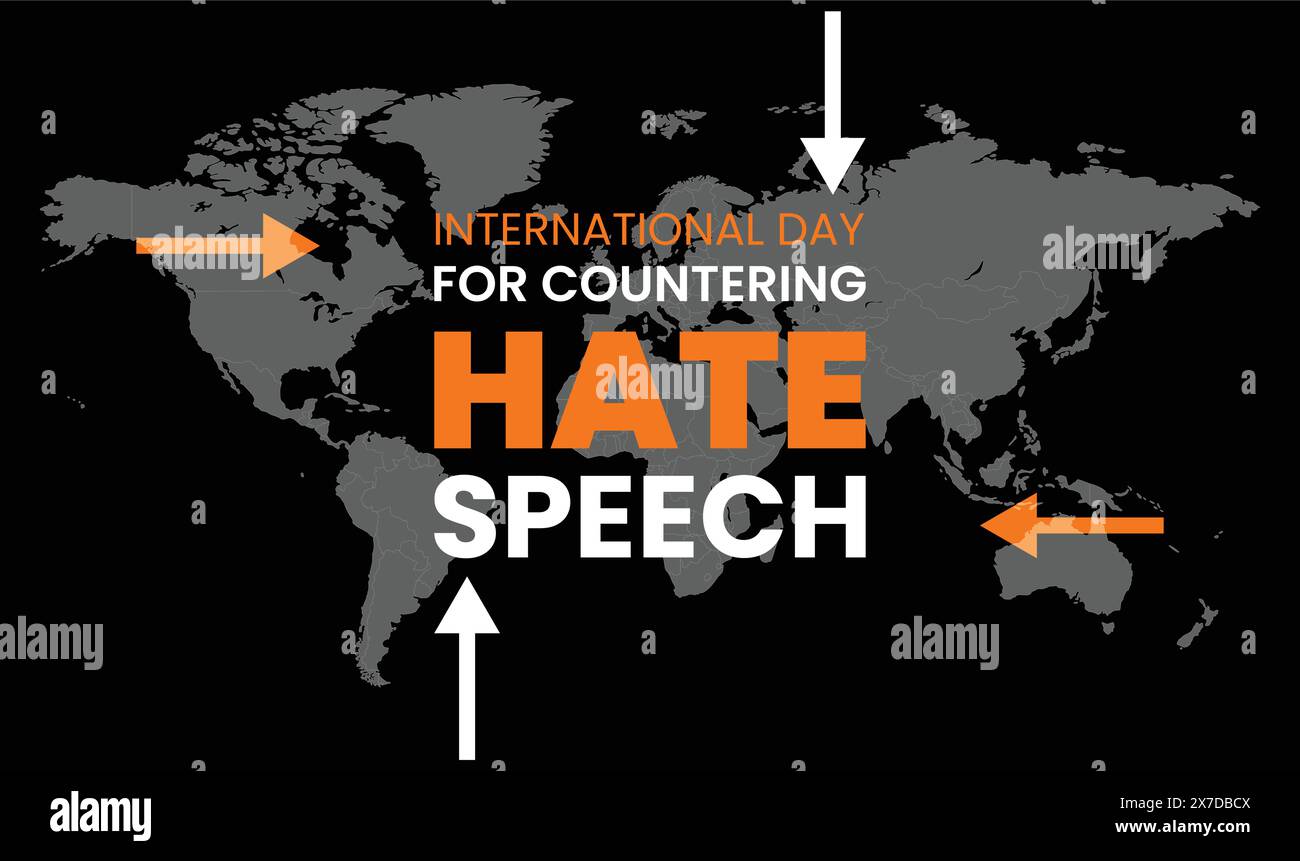 International Day for Countering Hate Speech Stock Vector Image & Art ...